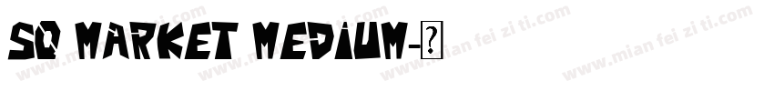 SQ Market Medium字体转换